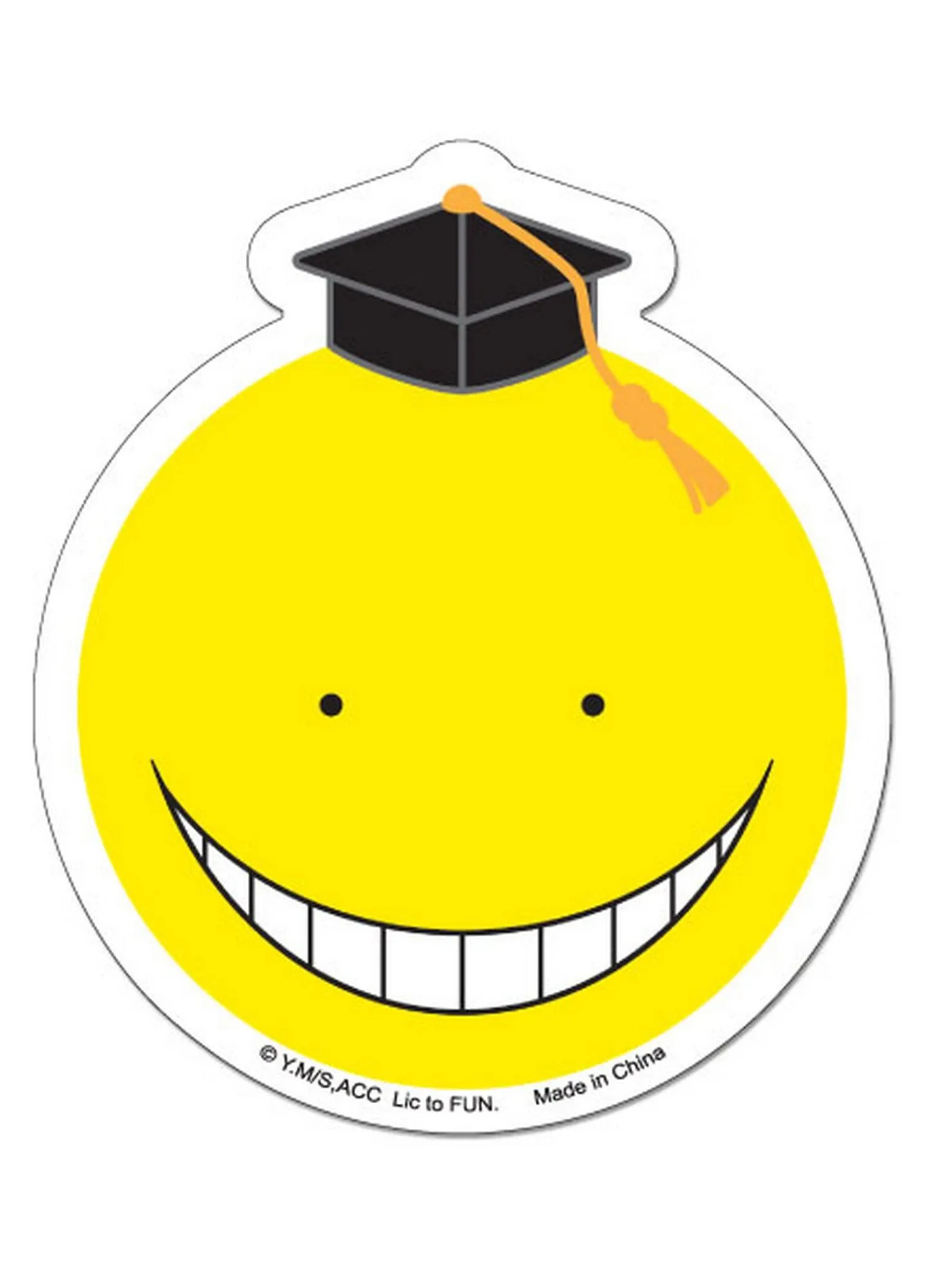 Assassination Classroom - Yellow Koro Sensei Sticker