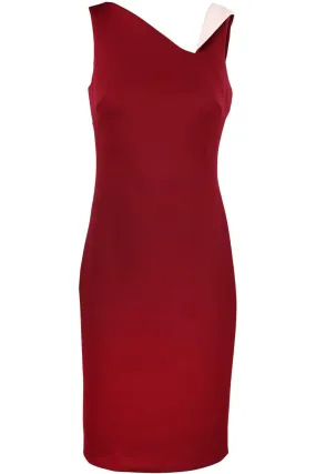 Asymmetrical Neckline Dress