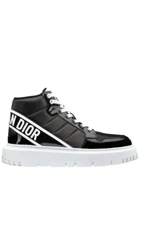 D-Player Black High-Top Sneakers