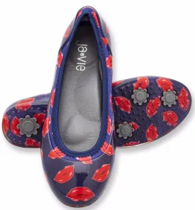 ja-vie lips jelly flats shoes