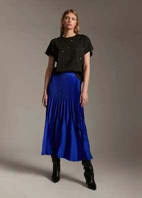 Lola Casademunt Lola Pleated Midi Skirt