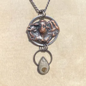 Petoskey Stone Artemis Pendant Necklace