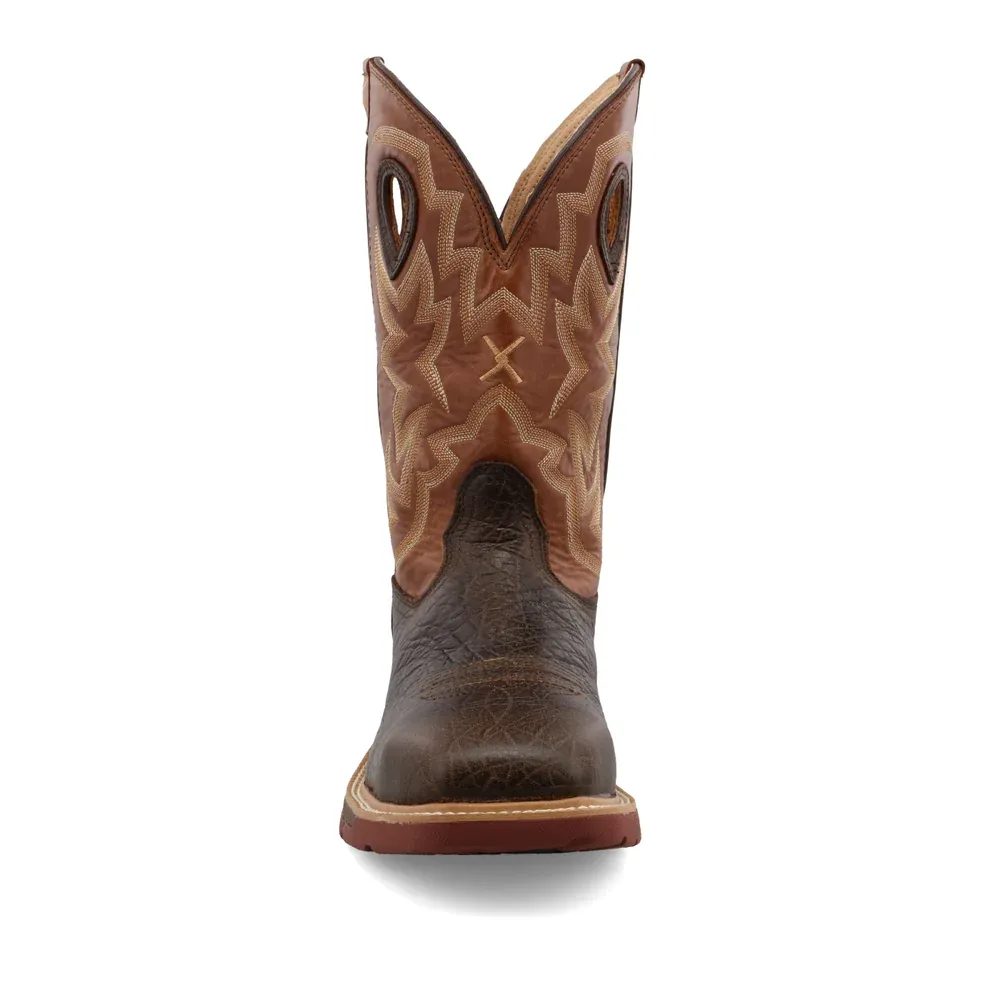 Twisted X Men's 12" SAFETY Toe WESTERN WP : MXBAW02